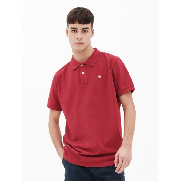 Emerson Men's Garment Dyed Polo (221.EM35.69GD-Red) - Κόκκινο