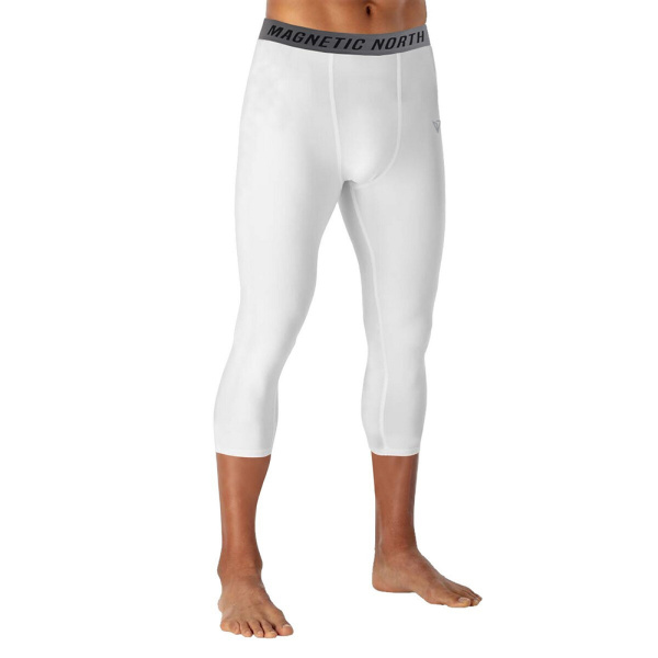 Magnetic North Compression 3/4 Tights (50029-White) - Λευκό