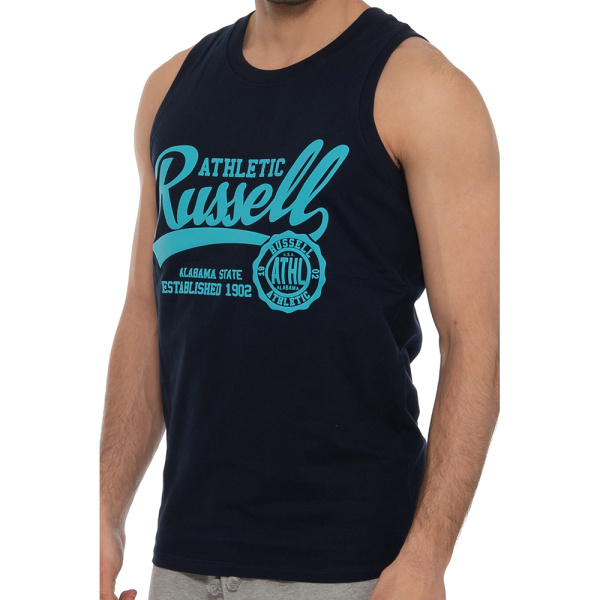 Russell Athletic Rosette-Singlet T-Shirt (A2033-1-190) - Μπλέ