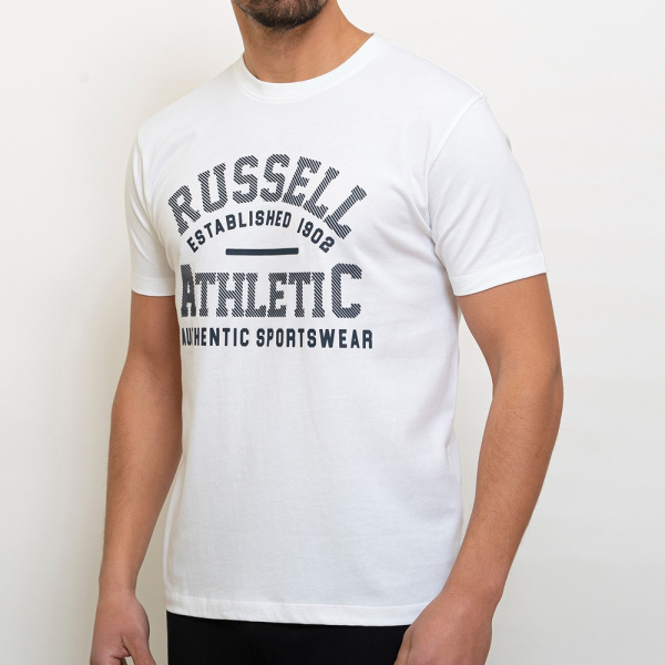 Russell Athletic Crewneck T-shirt (A3007-1-001) - Λευκό