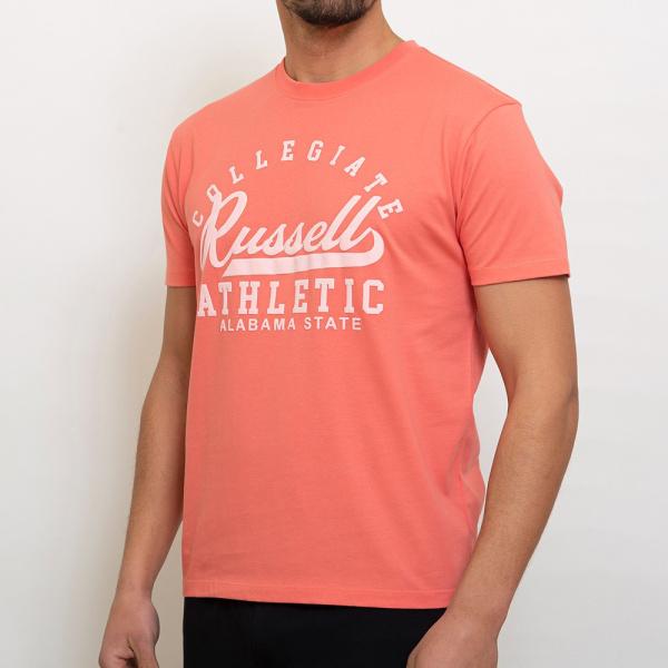 Russell Athletic Crewneck T-Shirt (A3021-1-380) - Κοραλί