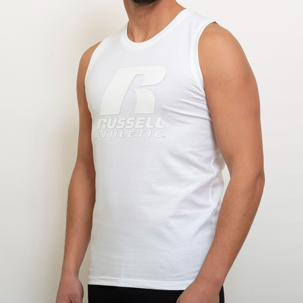 Russell Athletic Tonal Singlet (A3072-1-001) - Λευκό