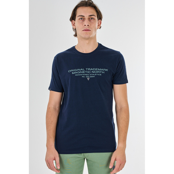 Magnetic North Original Trademark T-Shirt (23009-Navy Blue) - Μπλέ