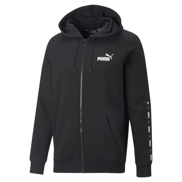 Puma Essentials Full-Zip Hoodie (670270-01) - Μαύρο
