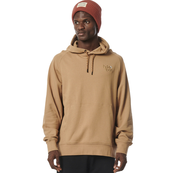 Body Action Fleece Pullover Hoodie (063314-01-Brown) - Καφέ