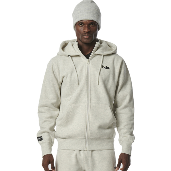 Body Action Hooded Sweat Jacket (073316-01-Grey) - Γκρί
