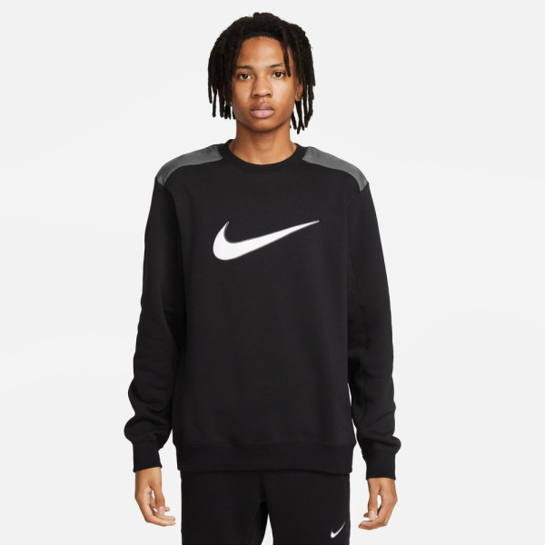 Nike Sportswear Fleece Crew BB (FN0245-010) - Μαύρο