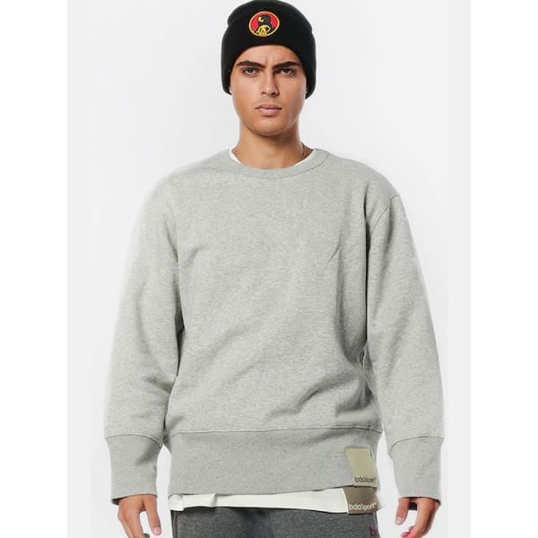 Body Action Oversized Sweatshirt (063220-01-Grey) - Γκρί