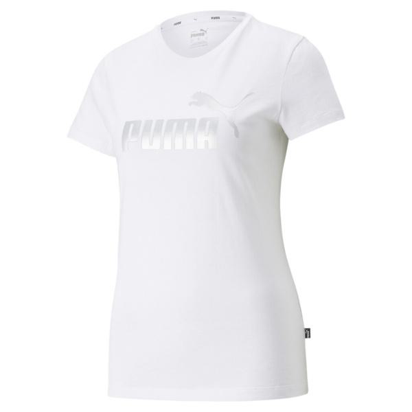 Puma Metallic T-Shirt (848303-02) - Λευκό