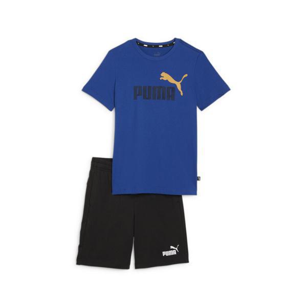 Puma Short and T-Shirt ΠΑΙΔΙΚΟ ΣΕΤ (847310-18) - Μπλέ