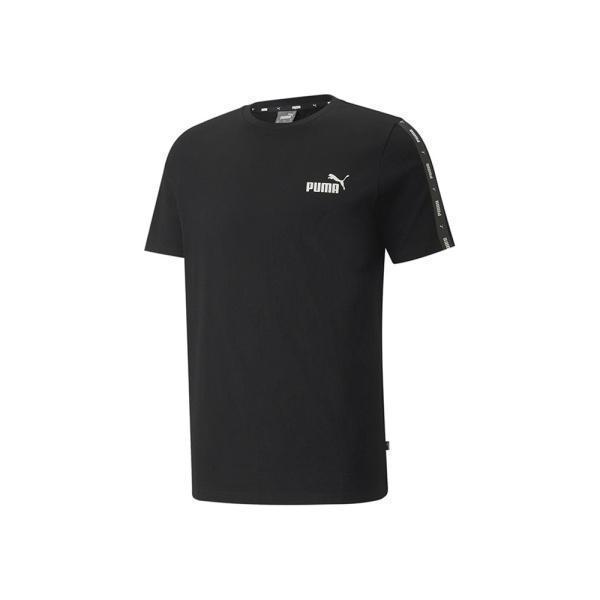 Puma ESS+ Tape T-Shirt (847382-01) - Μαύρο