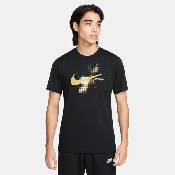 Nike Sportswear Swoosh T-Shirt (FQ7998-010) - Μαύρο