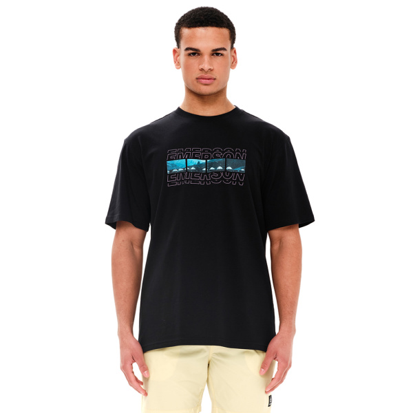 Emerson Men's SS T-Shirt (241.EM33.67-Black) - Μαύρο