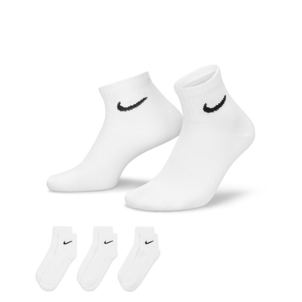 Nike Everyday Lightweight (3Pair) (SX7677-100) - Λευκό