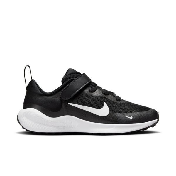 Nike Revolution 7 (PSV) (FB7690-003) - Λευκό-Μαύρο