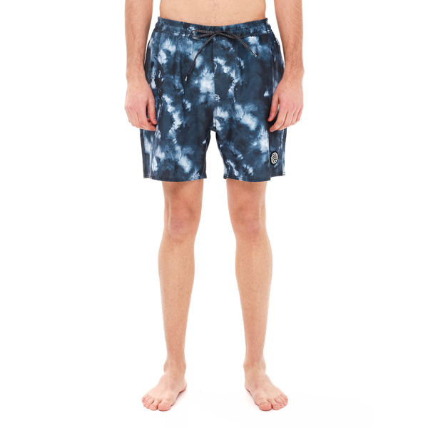 Emerson Board Shorts Swimwear (241.EM524.03-PR439 TIE DYE) - Μαύρο