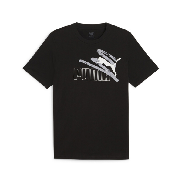 Puma Logo Lab Summer T-Shirt (678988-01) - Μαύρο